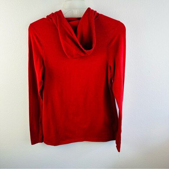 Majestic Red Chicago Bulls Hoodie Woman’s Size L - Picture 3 of 3